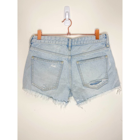 Free People Good Times Relaxed Denim Shorts in Vibes Size 26 - Picture 5 of 6